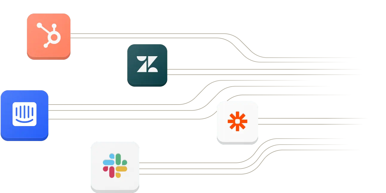 Integrate ProfitWell Metrics with workflows in HubSpot, Zapier, Zendesk, Intercom and more